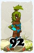 Um personagem do jogo Dofus, Sadida-Ar, de nivel 92