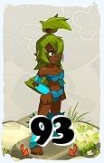 Um personagem do jogo Dofus, Sadida-Ar, de nivel 93