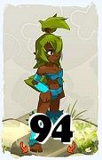 Um personagem do jogo Dofus, Sadida-Ar, de nivel 94