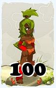 Un personaggio del gioco Dofus, Sadida-Aria, al livello 100