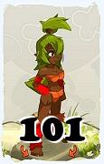 A Dofus character, Sadida-Air, by level 101