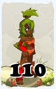 Un personaggio del gioco Dofus, Steamer-Aria, al livello 110