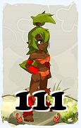 A Dofus character, Sadida-Air, by level 111