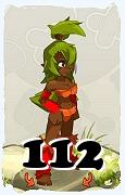 Un personnage du jeu Dofus, Sadida-Air, au niveau 112