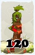 Um personagem do jogo Dofus, Sadida-Ar, de nivel 120