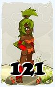 A Dofus character, Ecaflip-Air, by level 121