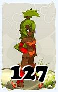 Um personagem do jogo Dofus, Sadida-Ar, de nivel 127