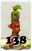 Un personnage du jeu Dofus, Sadida-Air, au niveau 138