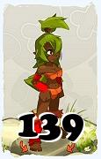 Un personaggio del gioco Dofus, Sadida-Aria, al livello 139