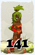 A Dofus character, Sadida-Air, by level 141