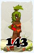 A Dofus character, Osamodas-Air, by level 143