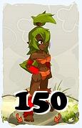 Un personnage du jeu Dofus, Sadida-Air, au niveau 150