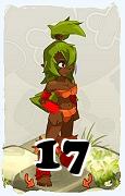 A Dofus character, Sadida-Air, by level 17