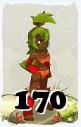 A Dofus character, Sadida-Air, by level 170