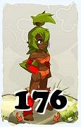 Um personagem do jogo Dofus, Sadida-Ar, de nivel 176