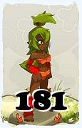 A Dofus character, Sadida-Air, by level 181