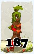 Um personagem do jogo Dofus, Roublard-Ar, de nivel 187