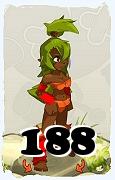 Um personagem do jogo Dofus, Cra-Ar, de nivel 188