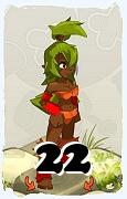 A Dofus character, Sadida-Air, by level 22