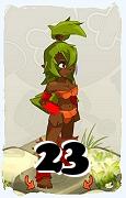 A Dofus character, Sadida-Air, by level 23