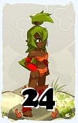 Un personnage du jeu Dofus, Sadida-Air, au niveau 24