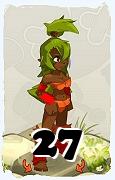 Un personnage du jeu Dofus, Sadida-Air, au niveau 27