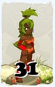 Un personnage du jeu Dofus, Sadida-Air, au niveau 31