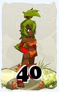 A Dofus character, Sadida-Air, by level 40