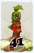 Un personnage du jeu Dofus, Sadida-Air, au niveau 41