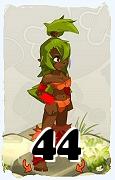 A Dofus character, Sadida-Air, by level 44