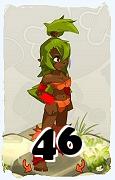 Un personnage du jeu Dofus, Sadida-Air, au niveau 46