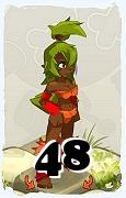 A Dofus character, Sadida-Air, by level 48