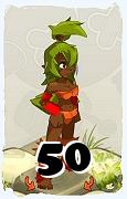 A Dofus character, Sadida-Air, by level 50