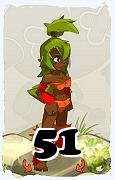 A Dofus character, Sadida-Air, by level 51