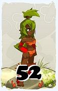 A Dofus character, Sadida-Air, by level 52