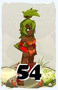 A Dofus character, Sadida-Air, by level 54