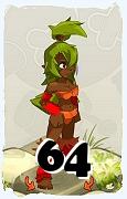 A Dofus character, Sadida-Air, by level 64