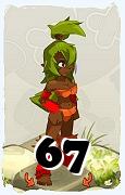 A Dofus character, Sadida-Air, by level 67