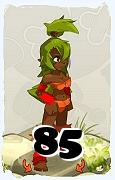 Um personagem do jogo Dofus, Sadida-Ar, de nivel 85