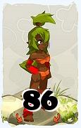 A Dofus character, Sadida-Air, by level 86