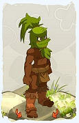 Um personagem do jogo Dofus, Sadida-Ar, de nivel 0