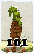 Un personaggio del gioco Dofus, Sadida-Aria, al livello 101