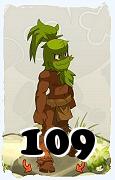 Un personaggio del gioco Dofus, Sadida-Aria, al livello 109