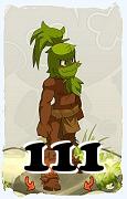 Um personagem do jogo Dofus, Sadida-Ar, de nivel 111