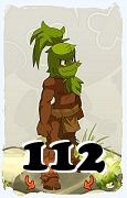 Um personagem do jogo Dofus, Sadida-Ar, de nivel 112