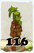 Um personagem do jogo Dofus, Sadida-Ar, de nivel 116