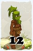 Un personnage du jeu Dofus, Sadida-Air, au niveau 12