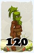 Un personaje del juego Dofus, Sadida-Aire, de nivel 120