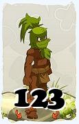 Un personnage du jeu Dofus, Sadida-Air, au niveau 123