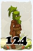 Um personagem do jogo Dofus, Sadida-Ar, de nivel 124